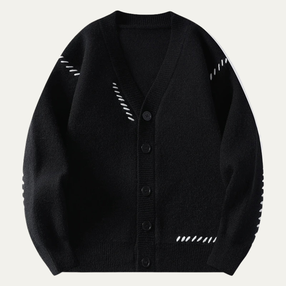 Warm Mens Crew Neck Knit Winter Sweater