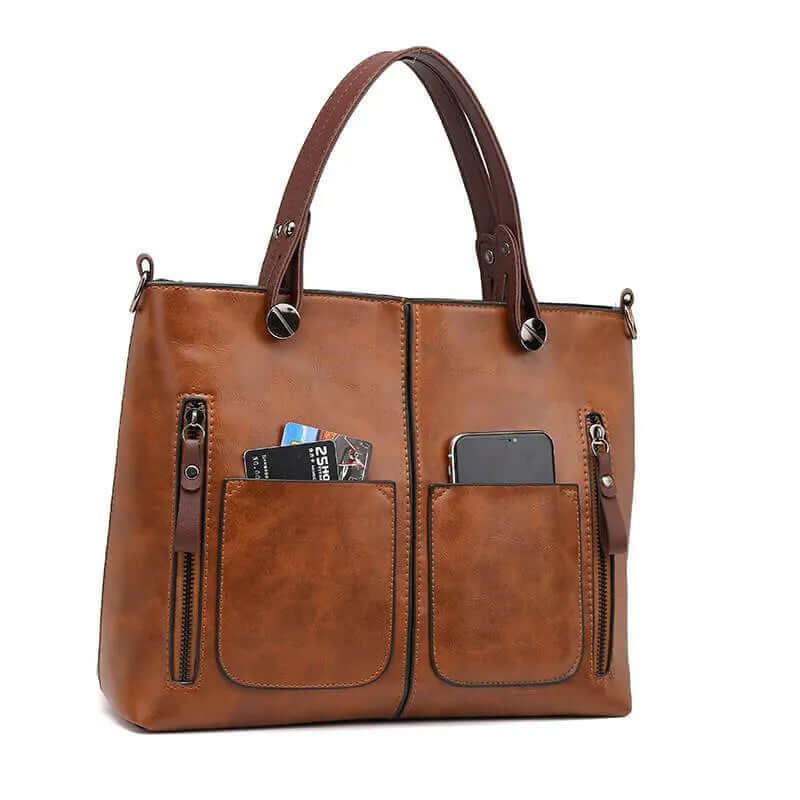 Stylish Ladies Crossbody Handbag with Pockets