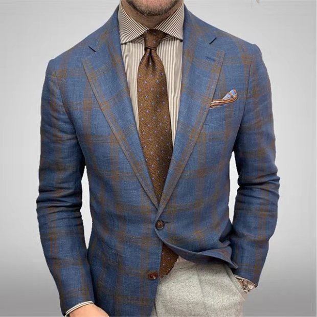 Slim Fit Mens Blazer Jacket - OutfitLondon