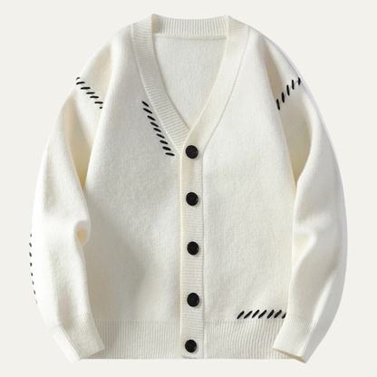 Warm Mens Crew Neck Knit Winter Sweater