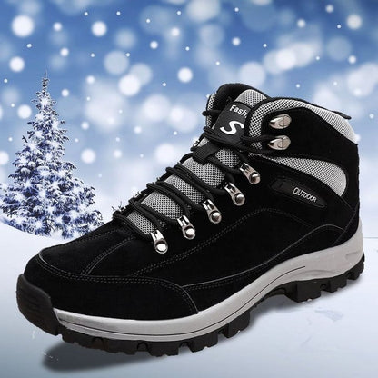 Orthopedic Women Comfortable  Warm Lace Up Hiking Snow Boots