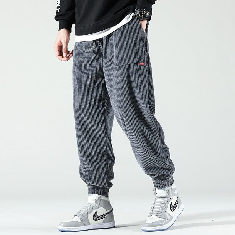 Relaxed Fit Soft Cord Pants