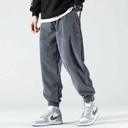 Relaxed Fit Soft Cord Pants
