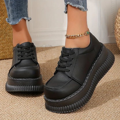Comfortable Ladies Thick Sole Flat Shoes