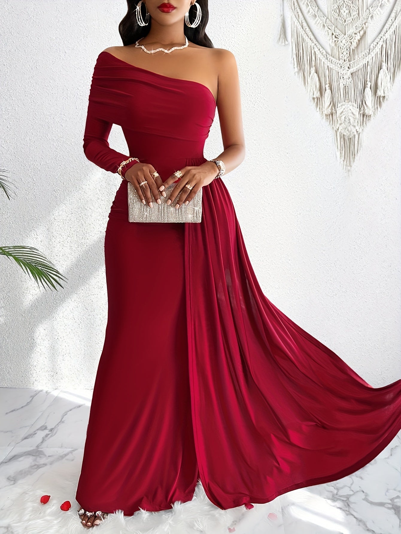 Elegant Women's Long Sleeveless Maxi Dress