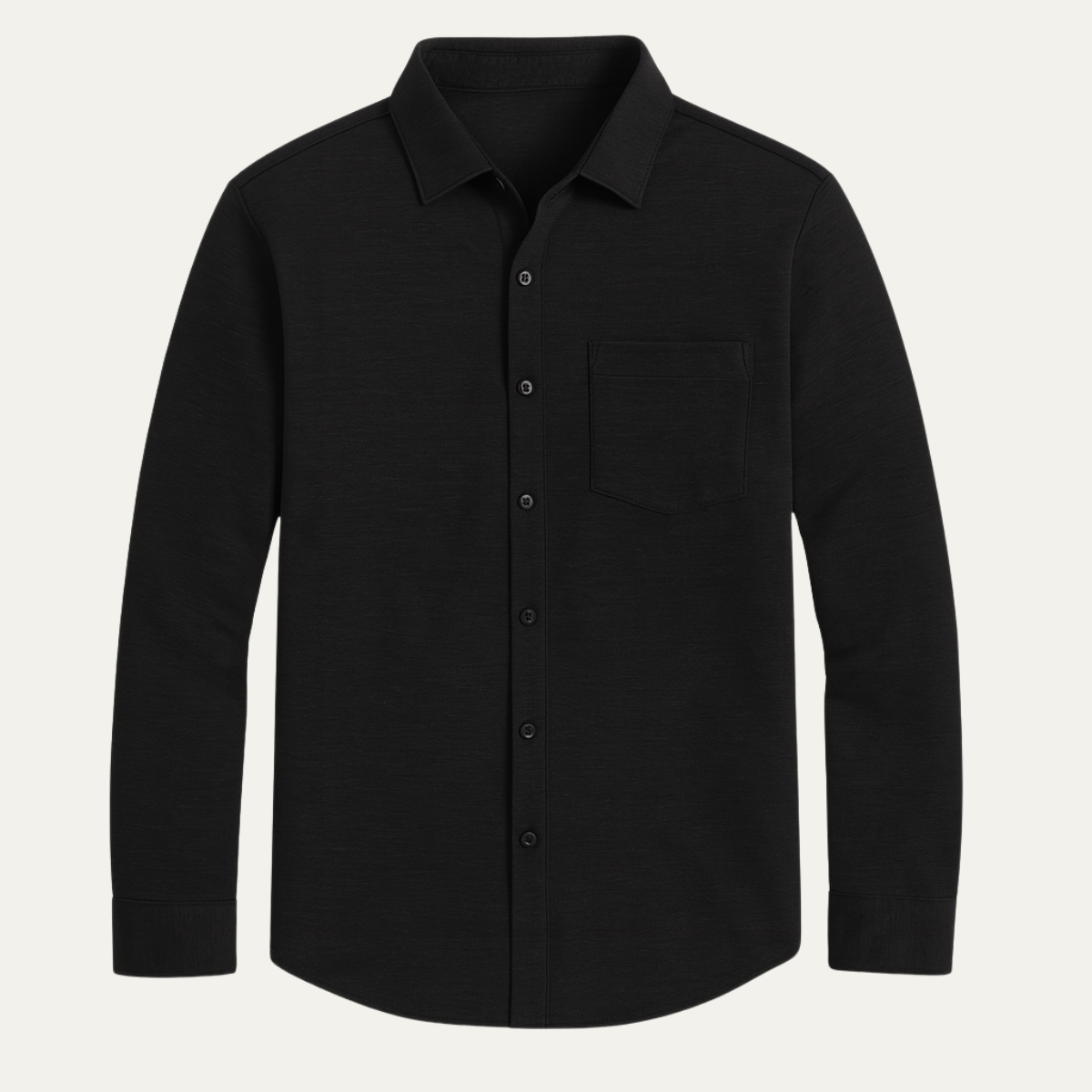 Relaxed Fit Men's Breathable Cotton Button Down Shirt - OutfitLondon
