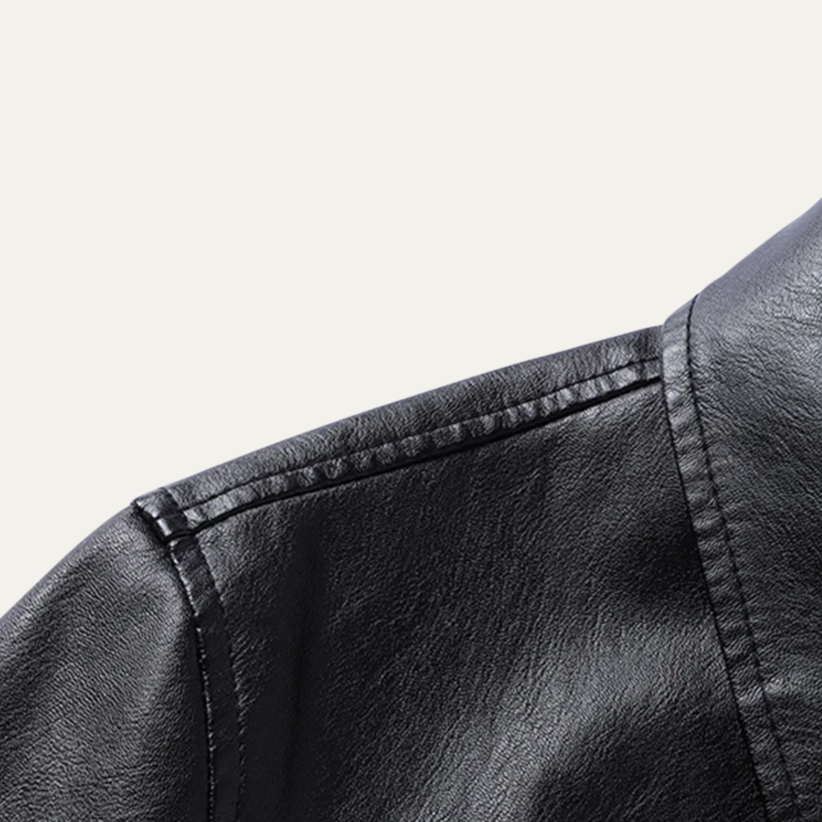 Stylish Men's Synthetic Leather Blazer Jacket