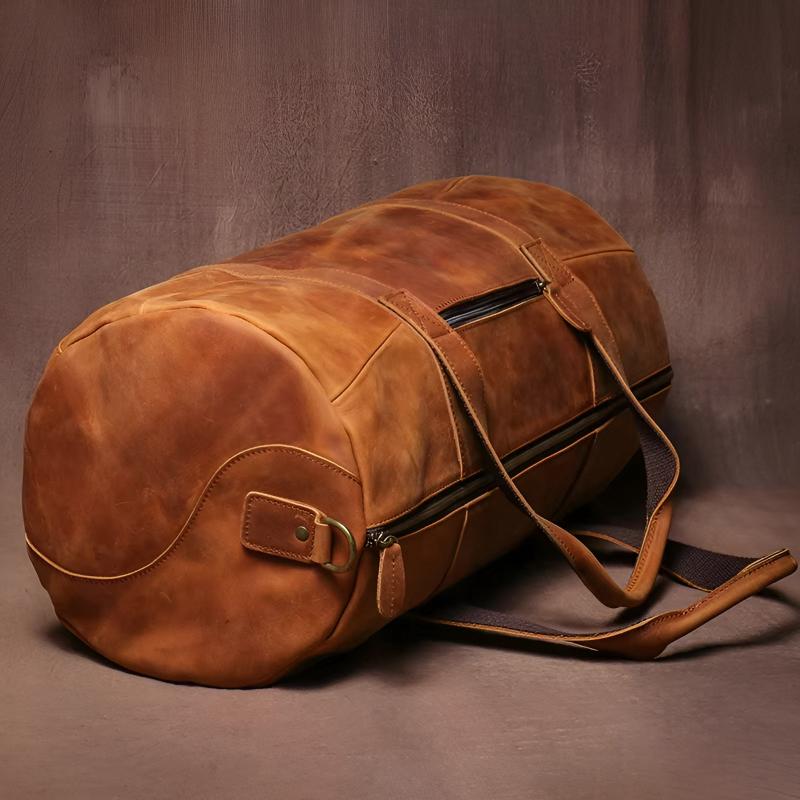 Classic Travel Duffel Bag with Zipper Closure