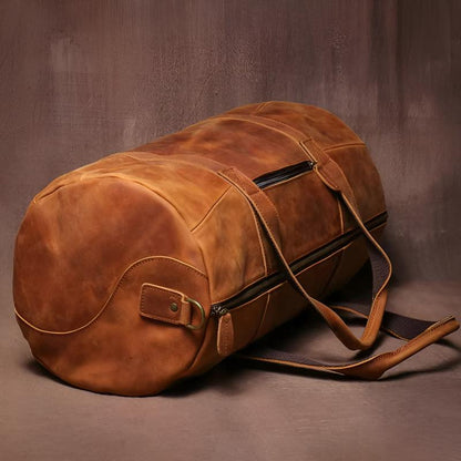 Classic Travel Duffel Bag with Zipper Closure