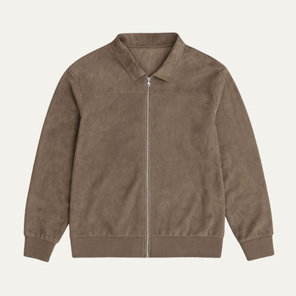 Luxury Suede Leather Mens Jacket