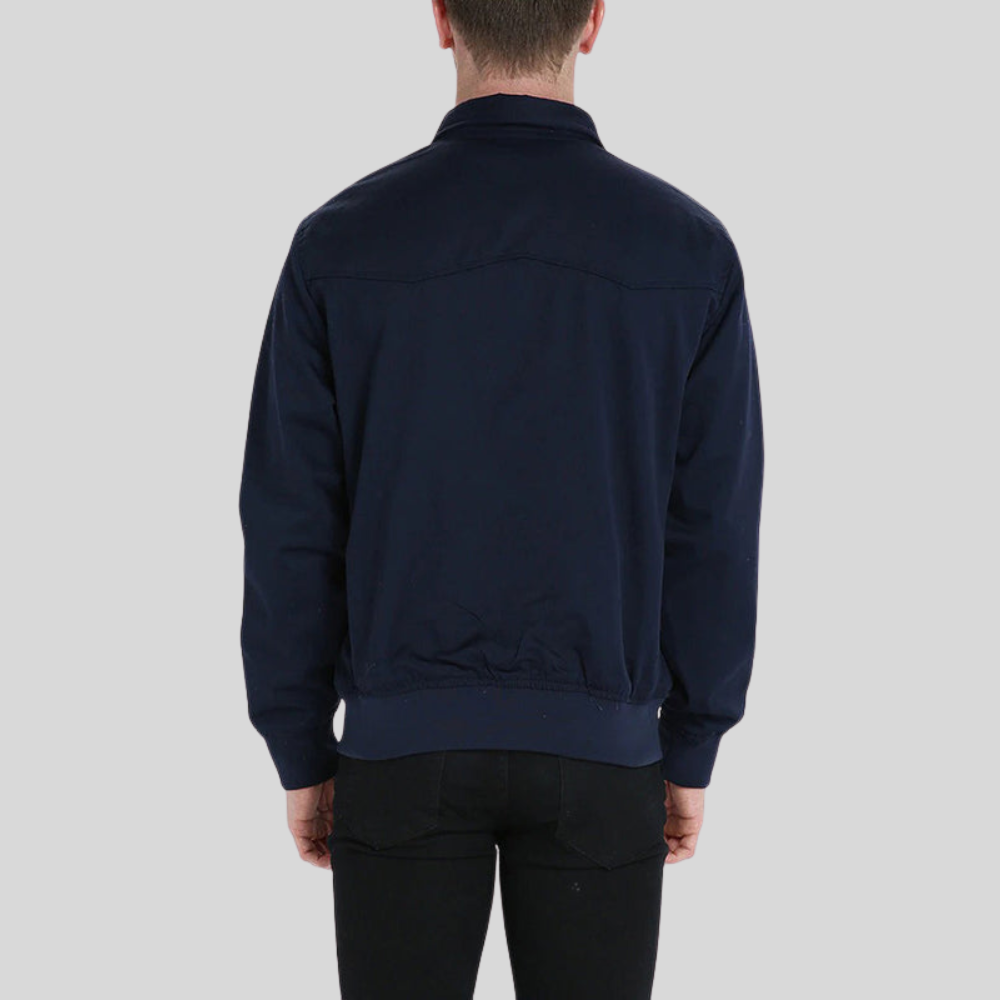 Men's Vintage Zip Up Bomber Jacket
