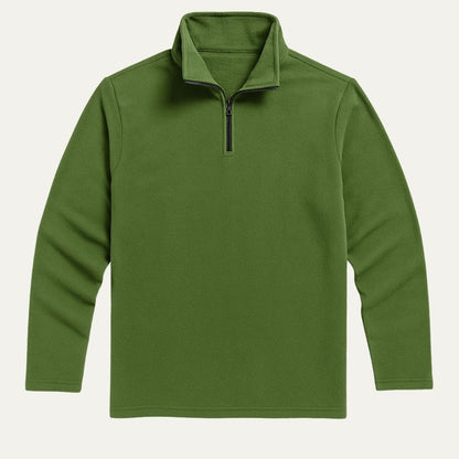 Warm Mens Merino Quarter Zip Sweater - OutfitLondon