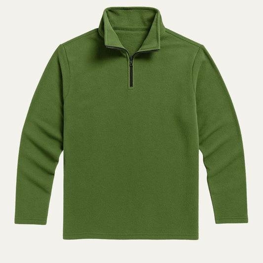Warm Mens Merino Quarter Zip Sweater - OutfitLondon