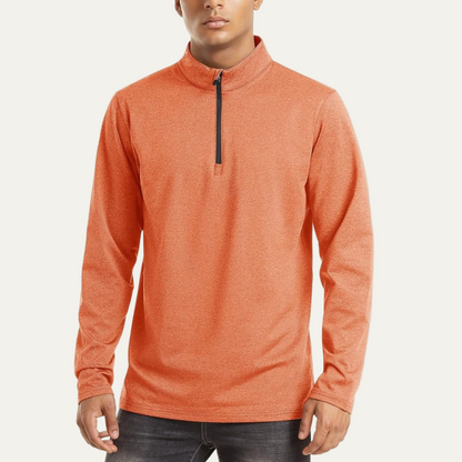 Performance Quarter Zip Neck Sports Shirt