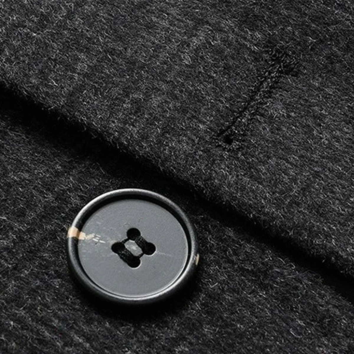 Warm Plaid Wool Men's Winter Overcoat Coat