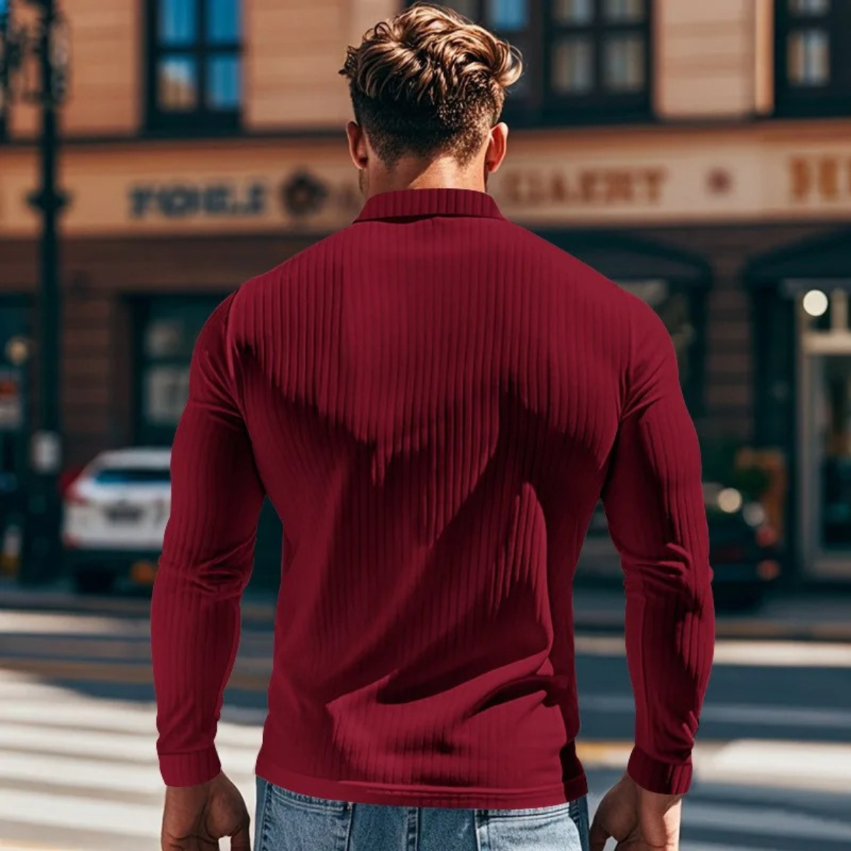 Relaxed Fit Men's Classic Polo Shirt