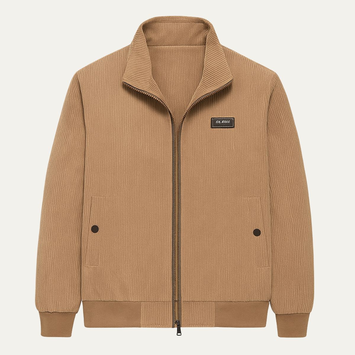 Warm Fleece Lined Corduroy Coat for Men