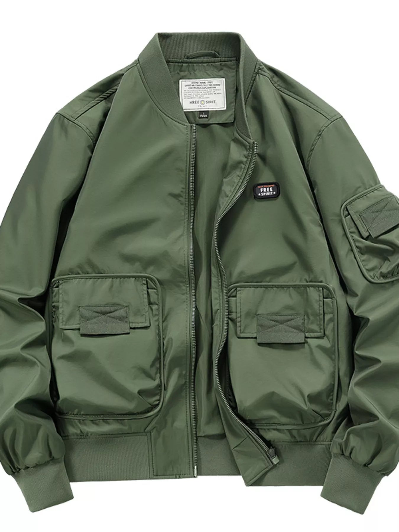 Regular Fit Mens Bomber Coat