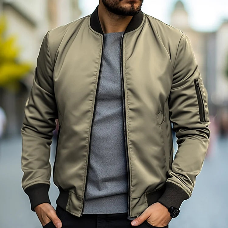 Men's Classic Flight Bomber Jacket
