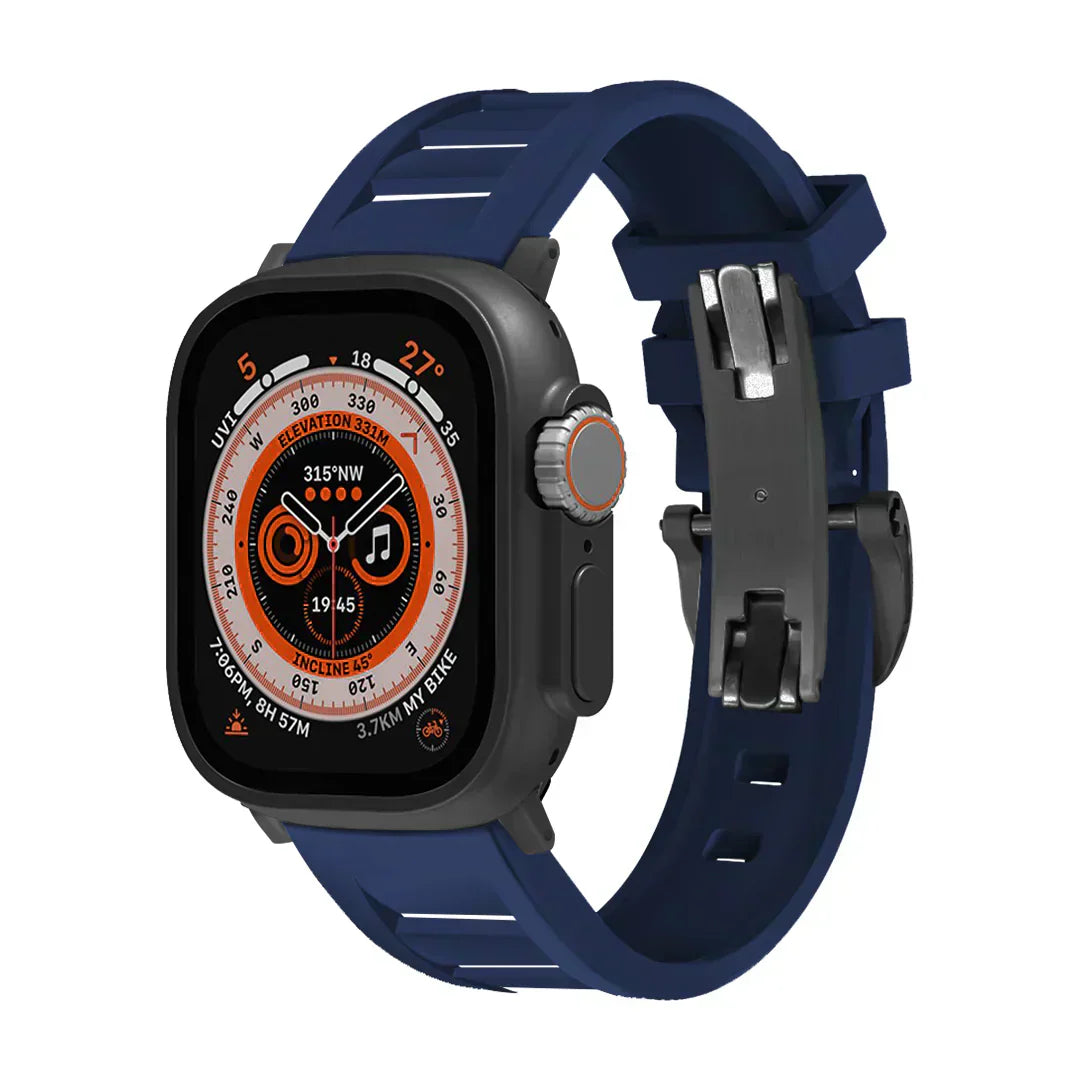Vibrant Floral Buckle Apple Watch Band