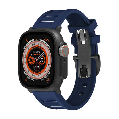 Vibrant Floral Buckle Apple Watch Band