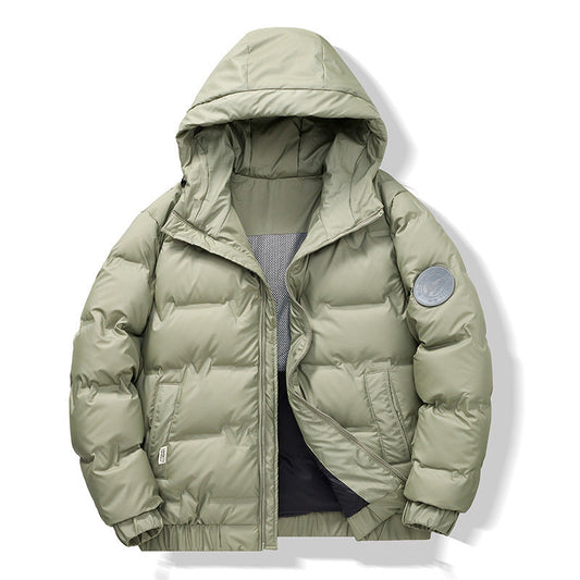 Men's Casual Tailored Wool Blend Short Winter Coat