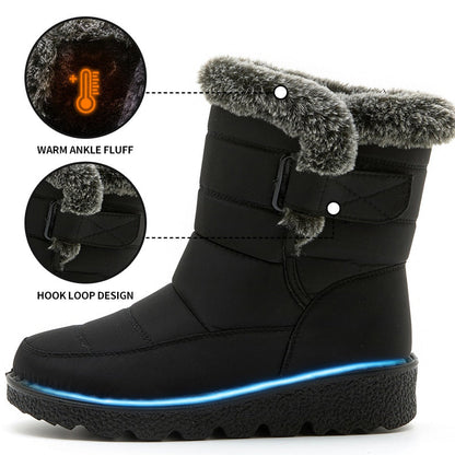 Orthopedic Women Boots Pain Relief Warm WaterProof High Top Boots