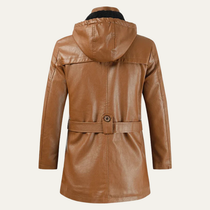 Classic Vintage Men's Leather Biker Jacket