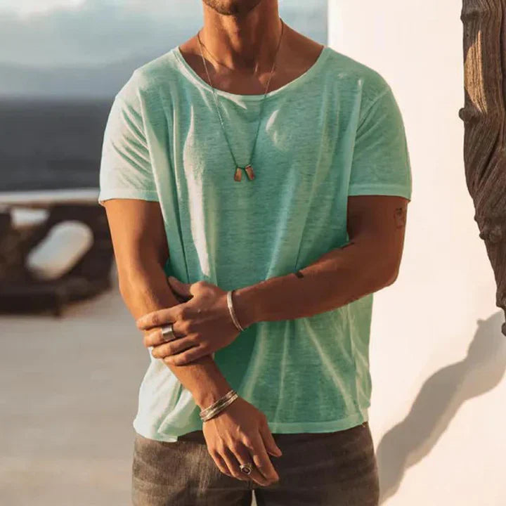 Comfortable Simple Relaxed Fit Mens T Shirt