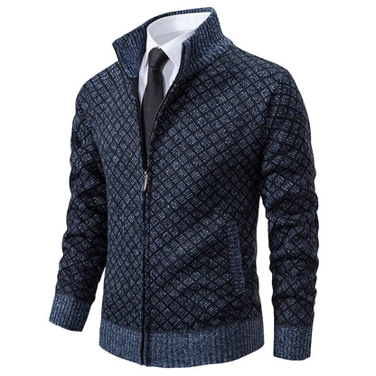 Classic Knitted Crew Neck Men's Sweater