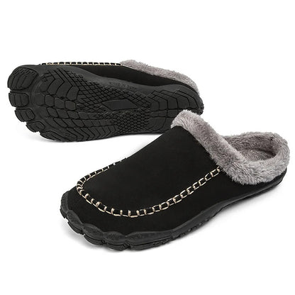 Men Winter Orthopedic Barefoot Slippers Premium Arch Support Plantar Fasciitis Slippers