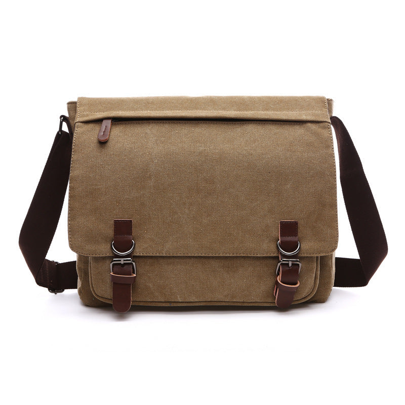 Tough Leather Messenger Bag for Men - OutfitLondon