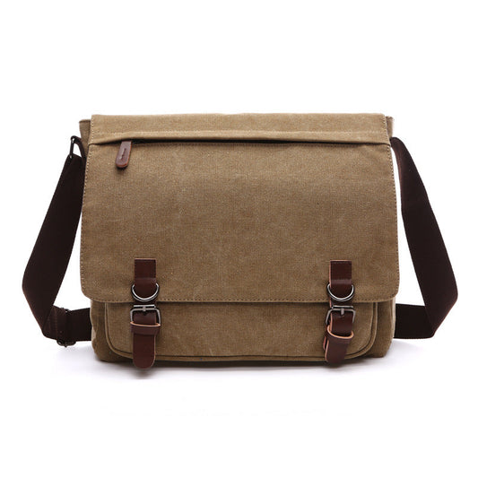 Tough Leather Messenger Bag for Men - OutfitLondon