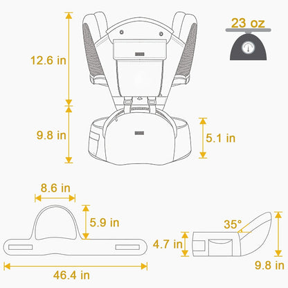 All-In-One Ergonomic Baby Carrier | 0-36 Months