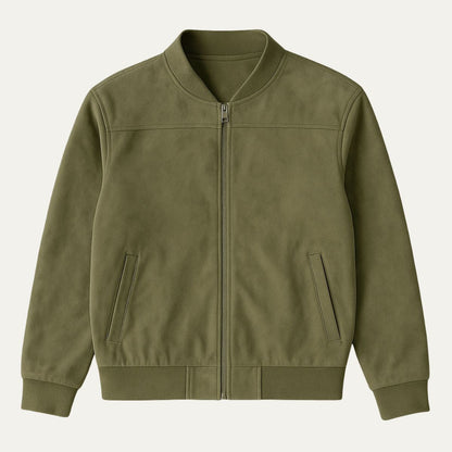 Luxury Suede Leather Mens Jacket - OutfitLondon