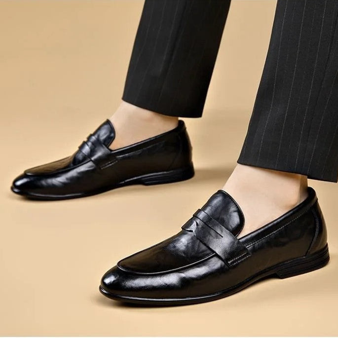 Authentic Premium Leather Slip On Shoe