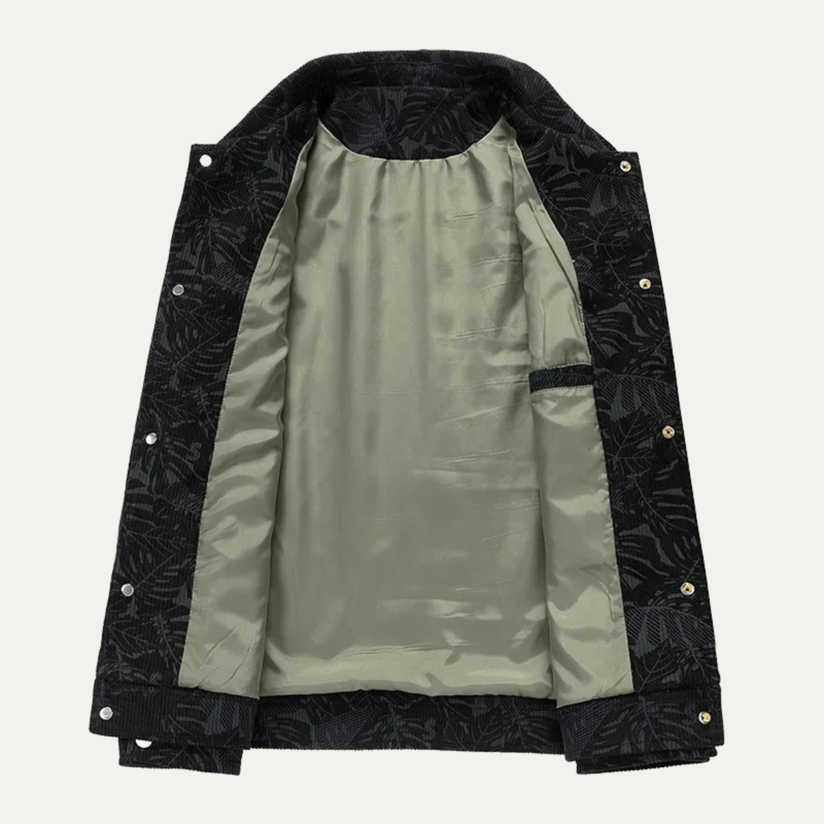 Relaxed Fit Quilted Cotton Mens Jacket