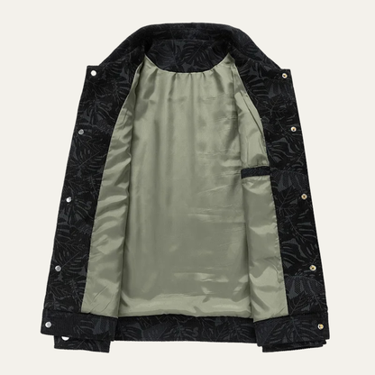 Relaxed Fit Quilted Cotton Mens Jacket