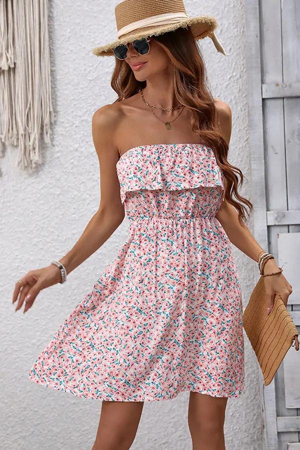 Pretty Summer Ruffle Sundress - OutfitLondon