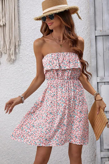 Pretty Summer Ruffle Sundress - OutfitLondon