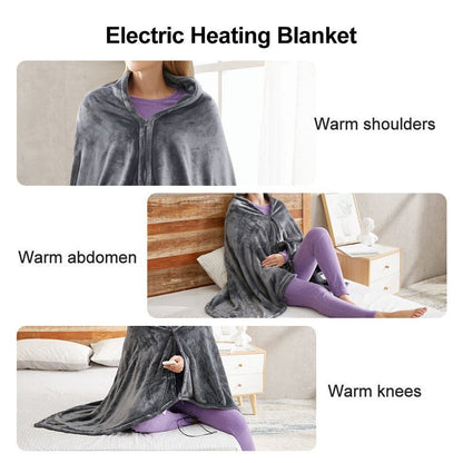 Electric Heating Plush Blanket-USB Heating Warm Shawl