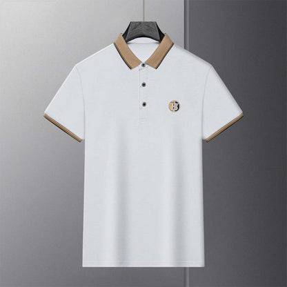 Men's Summer Comfortable Breathable Business Style Short Sleeves