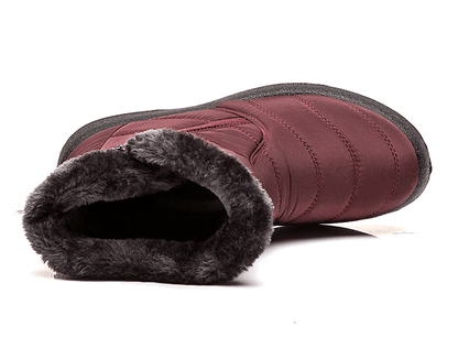 Women Fur Lined Outdoor Orthopedic Snow Boots