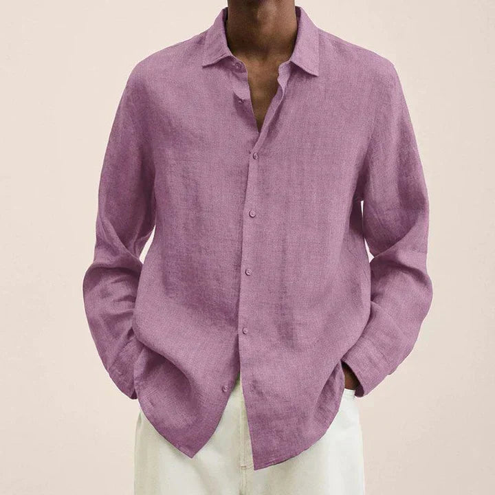 Comfortable Classic Linen Men's Shirt