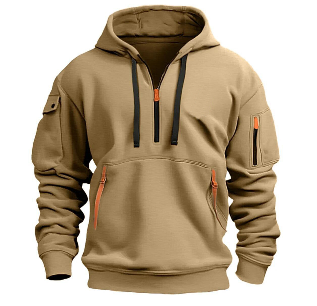 Classic Zip-Up Mens Hoodie
