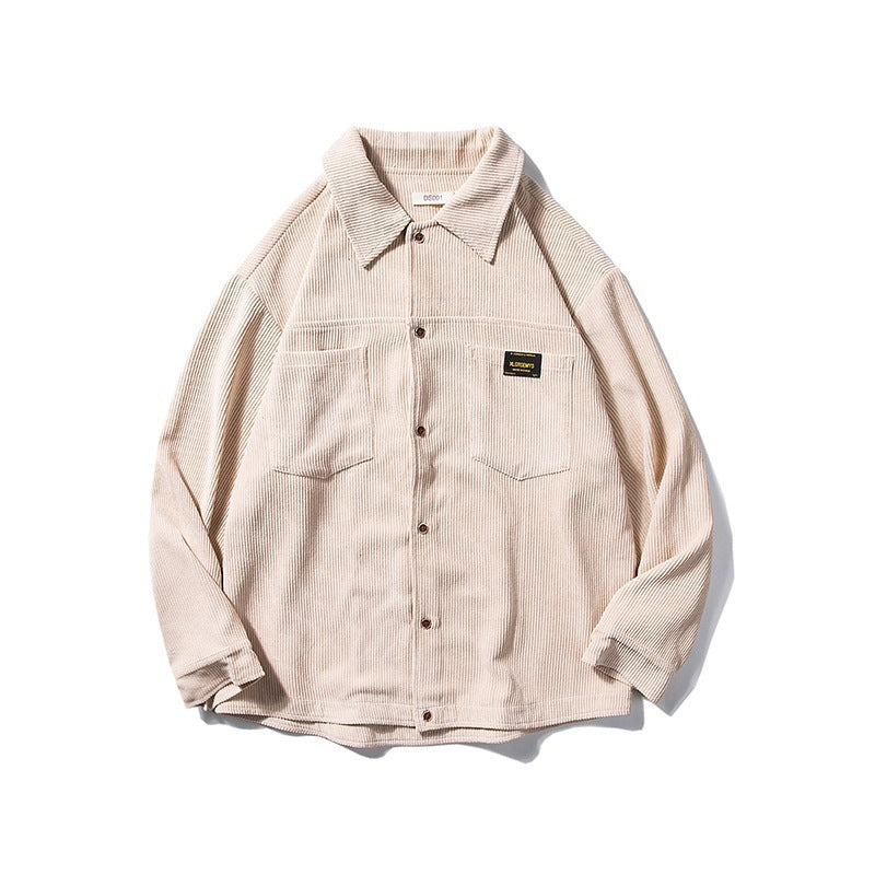 Rugged Textured Button Down Shirt