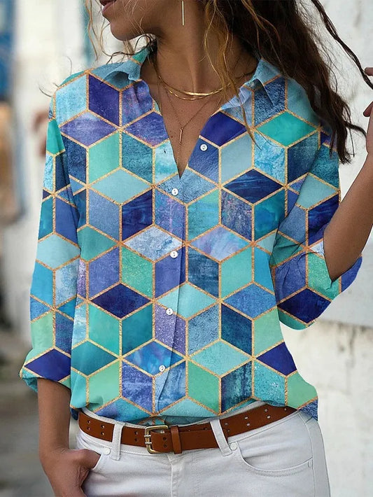 Ladies Floral Button Up Jacket - OutfitLondon
