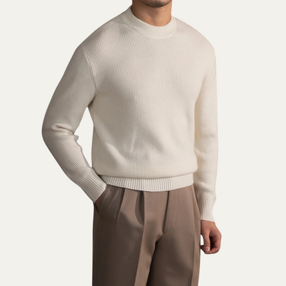Warm Men's Wool Crew Neck Sweater