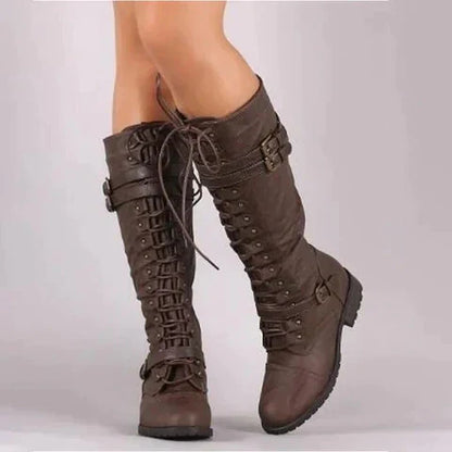 Retro Lace Boots