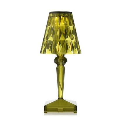 Crystal Cordless Diamond Table Lamp